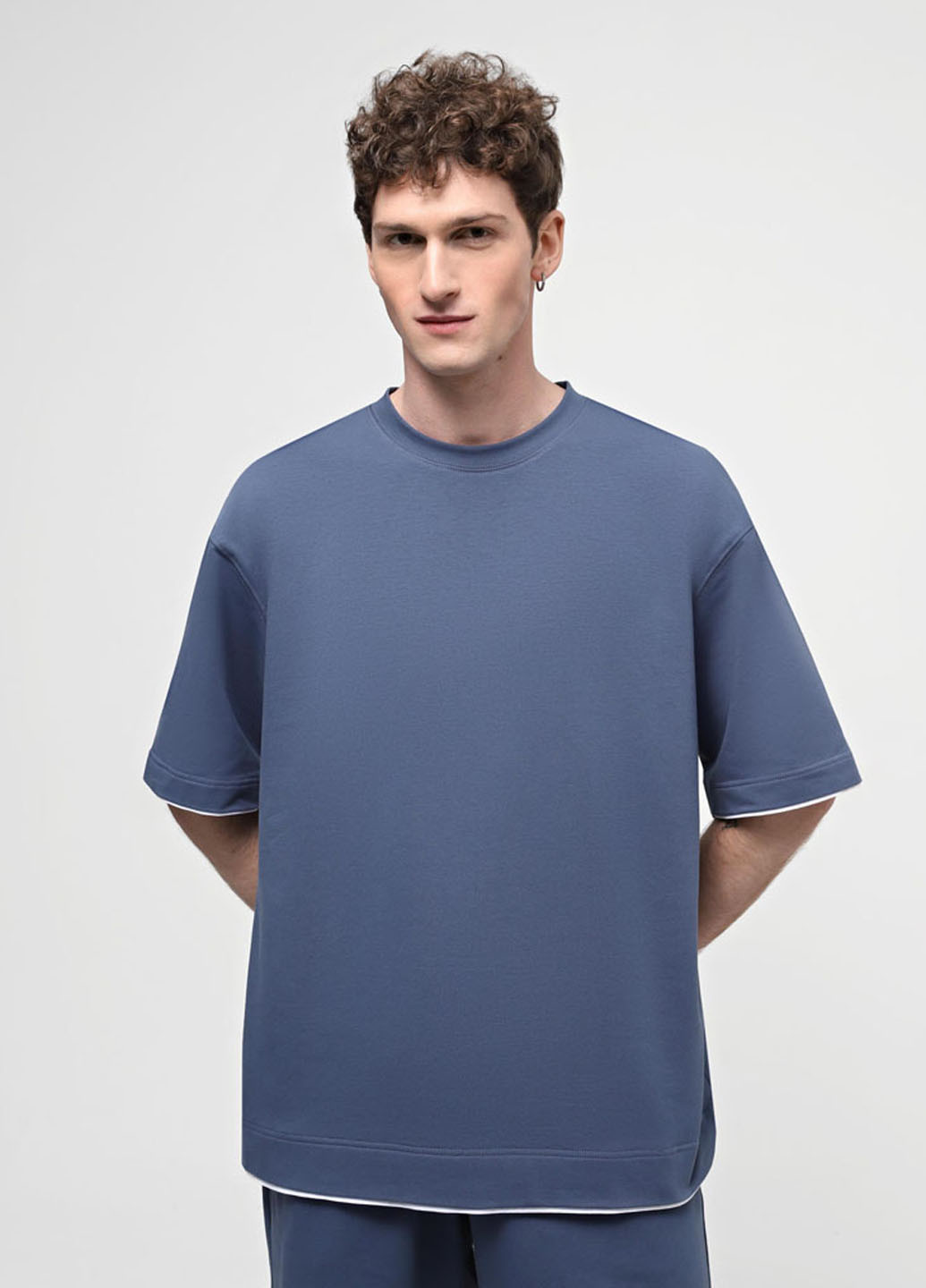 Сіро-синя футболка Promin