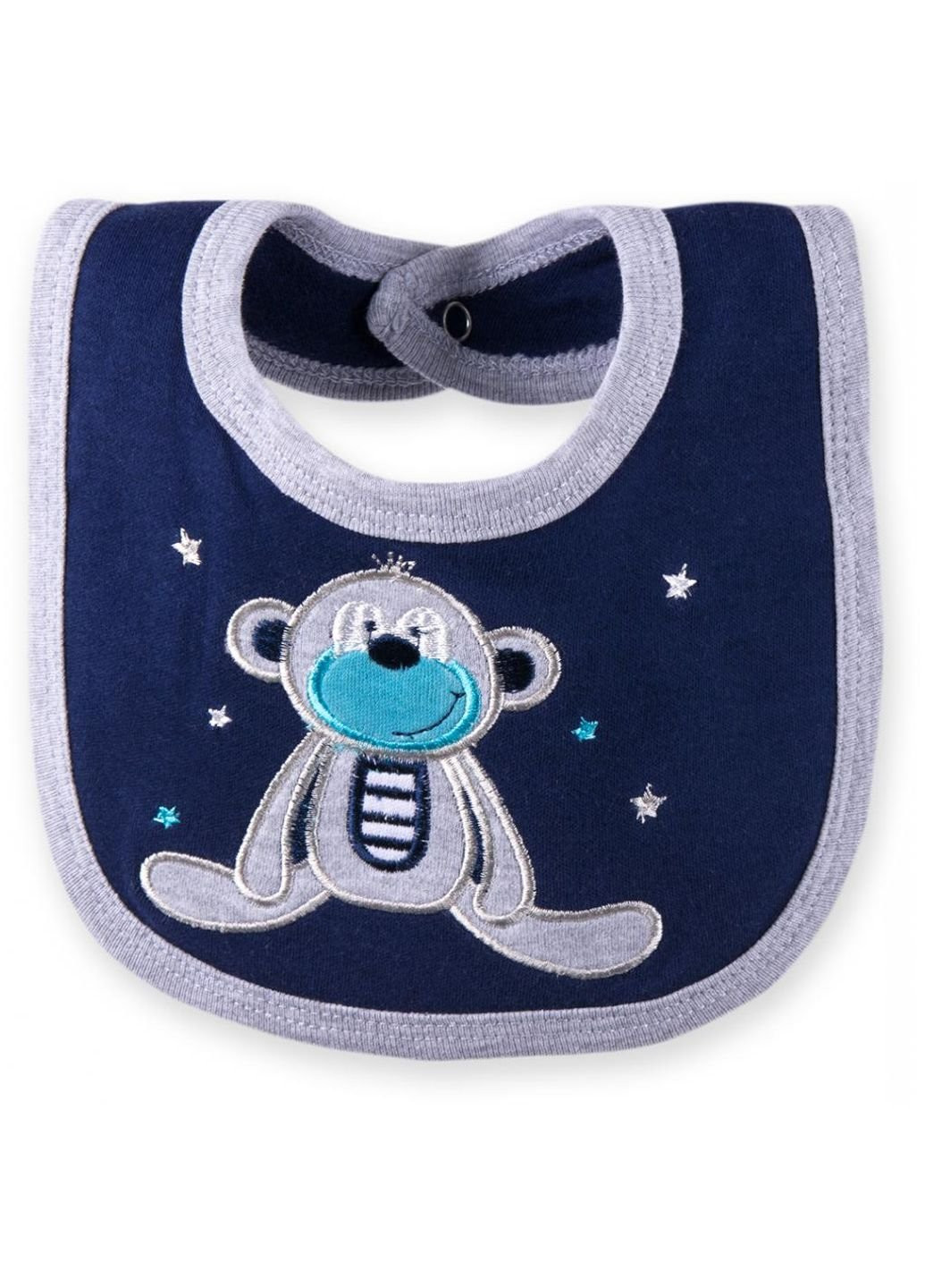 Голубой демисезонный набор детской одежды для мальчиков подарочный 7 предметов (h9583.0-3) Luvena Fortuna
