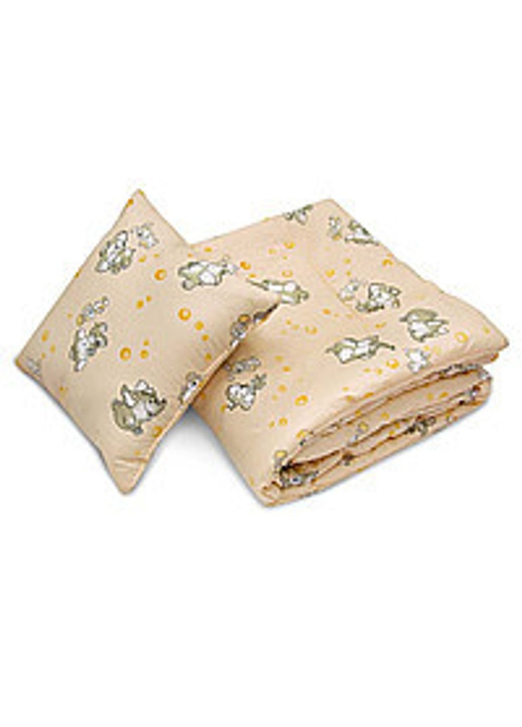 Дитяча закрита силіконова ковдра 110x140 з подушкою 50х50 54798 Moda (253613309)