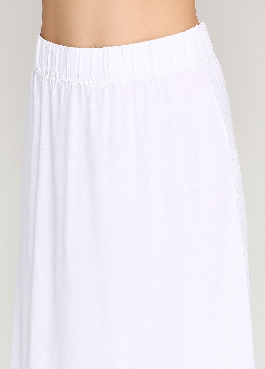 Белая кэжуал однотонная юбка B.P.C. миди