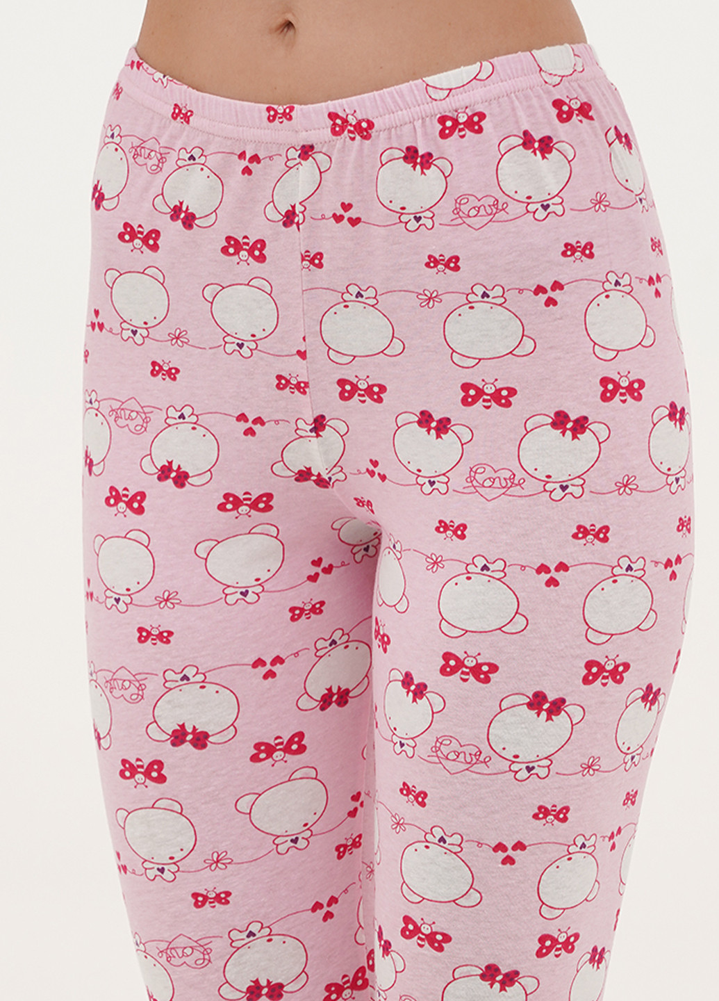 Комбинированная всесезон пижама (майка, капри, маска для сна) майка + капри Lucci