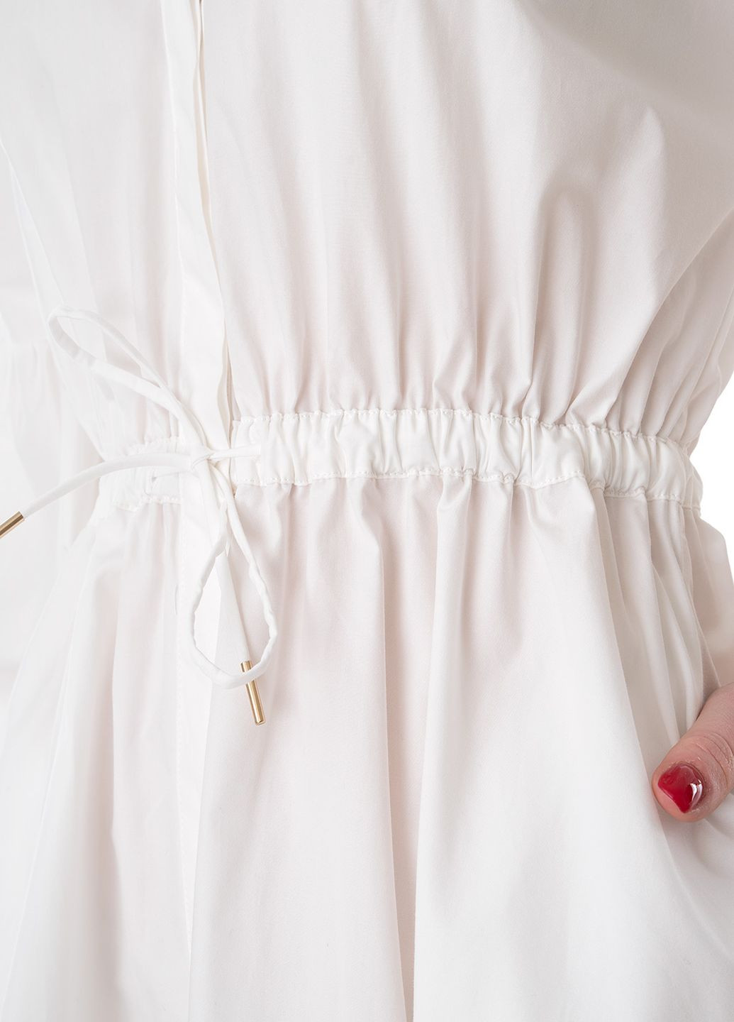 Белое кэжуал платье Trussardi Jeans однотонное