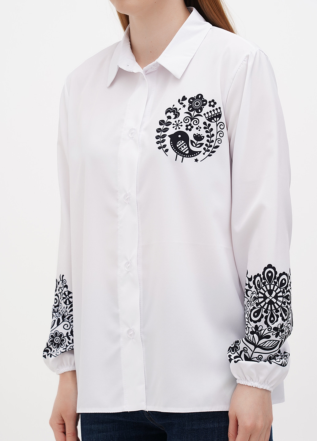 Белая блуза Leka