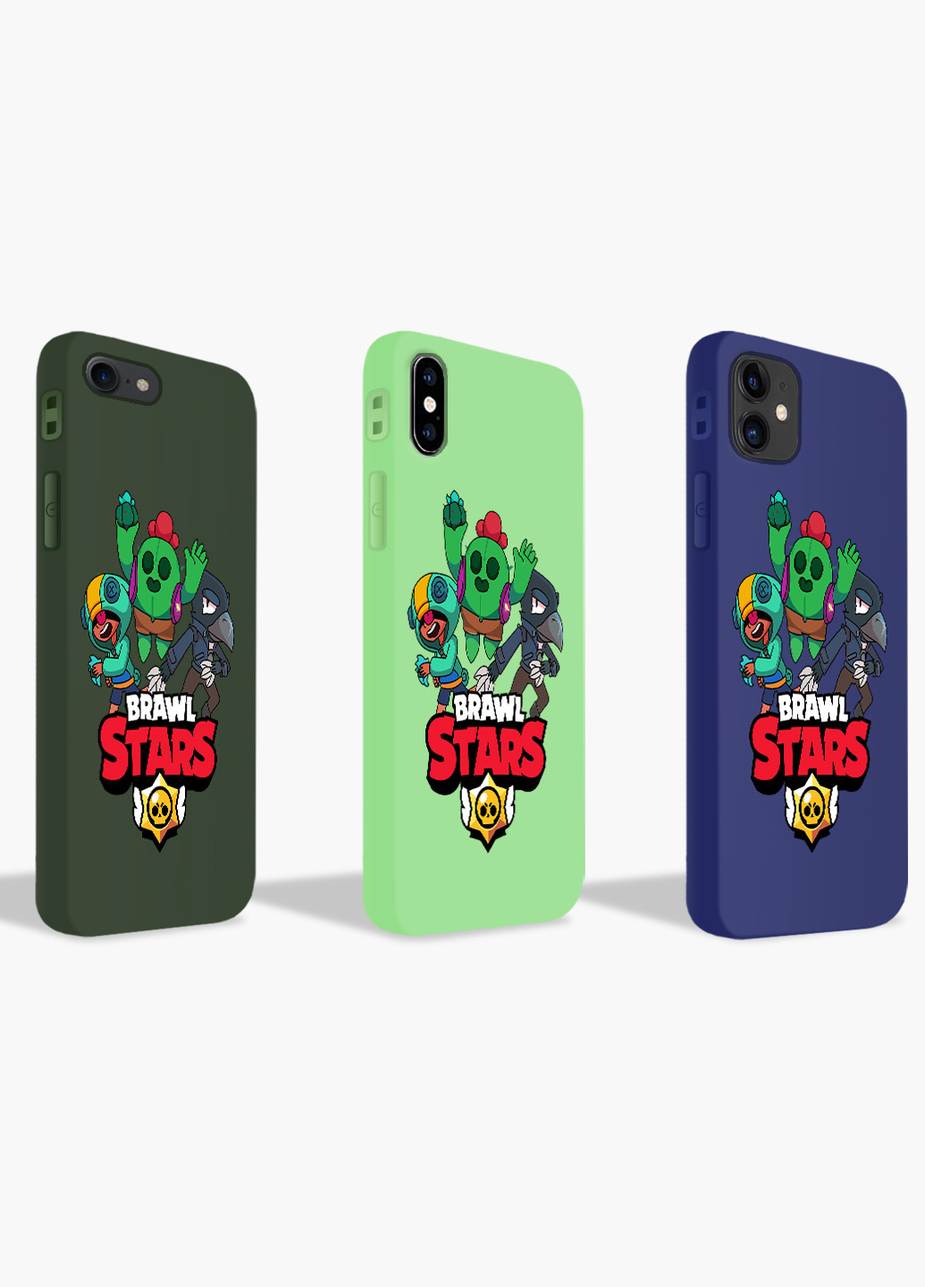 Чохол силіконовий Apple Iphone 8 plus Бравл Старс (Brawl Stars) (6154-1021) MobiPrint (219288715)