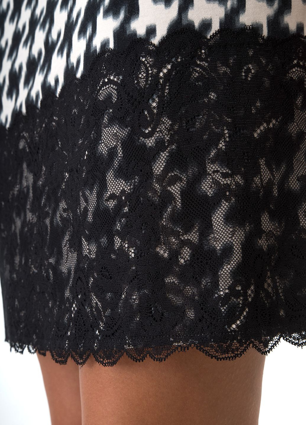 Комбінована кежуал сукня Apanage з візерунком "гусяча лапка"