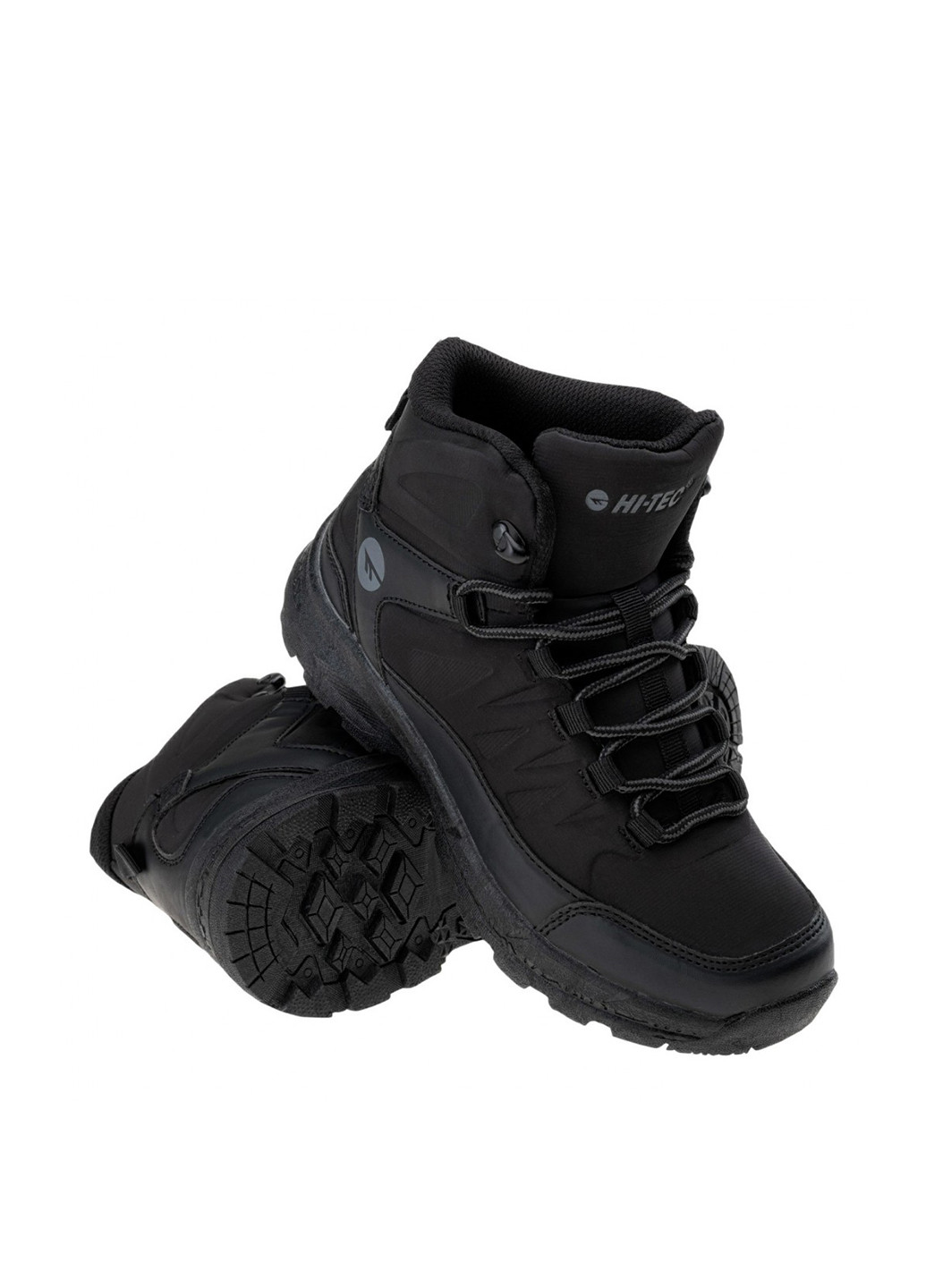 Черные кэжуал, спортивные осенние ботинки Hi-Tec