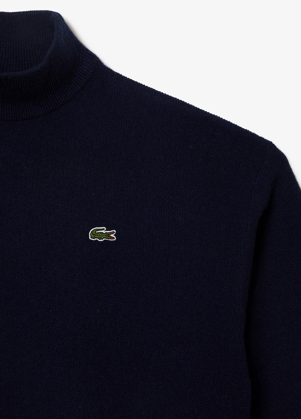 Темно-синій демісезонний светр Lacoste