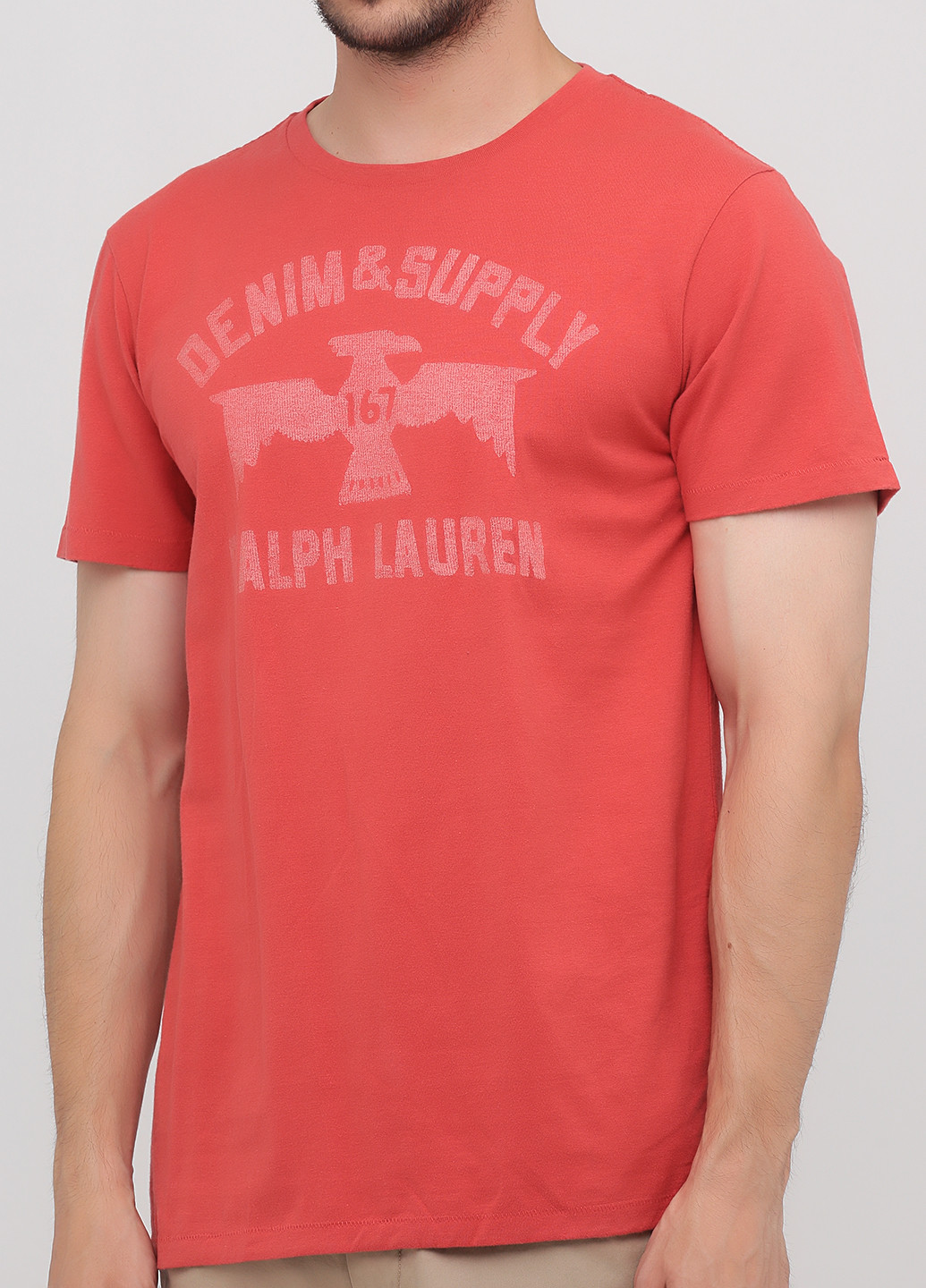 Світло-червона футболка Ralph Lauren