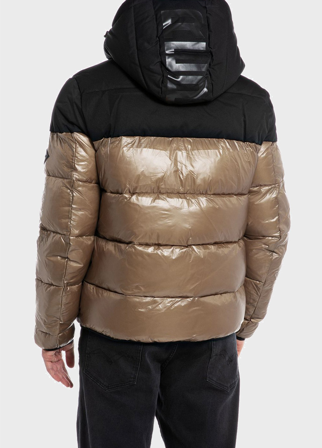 Бежевая зимняя куртка Replay