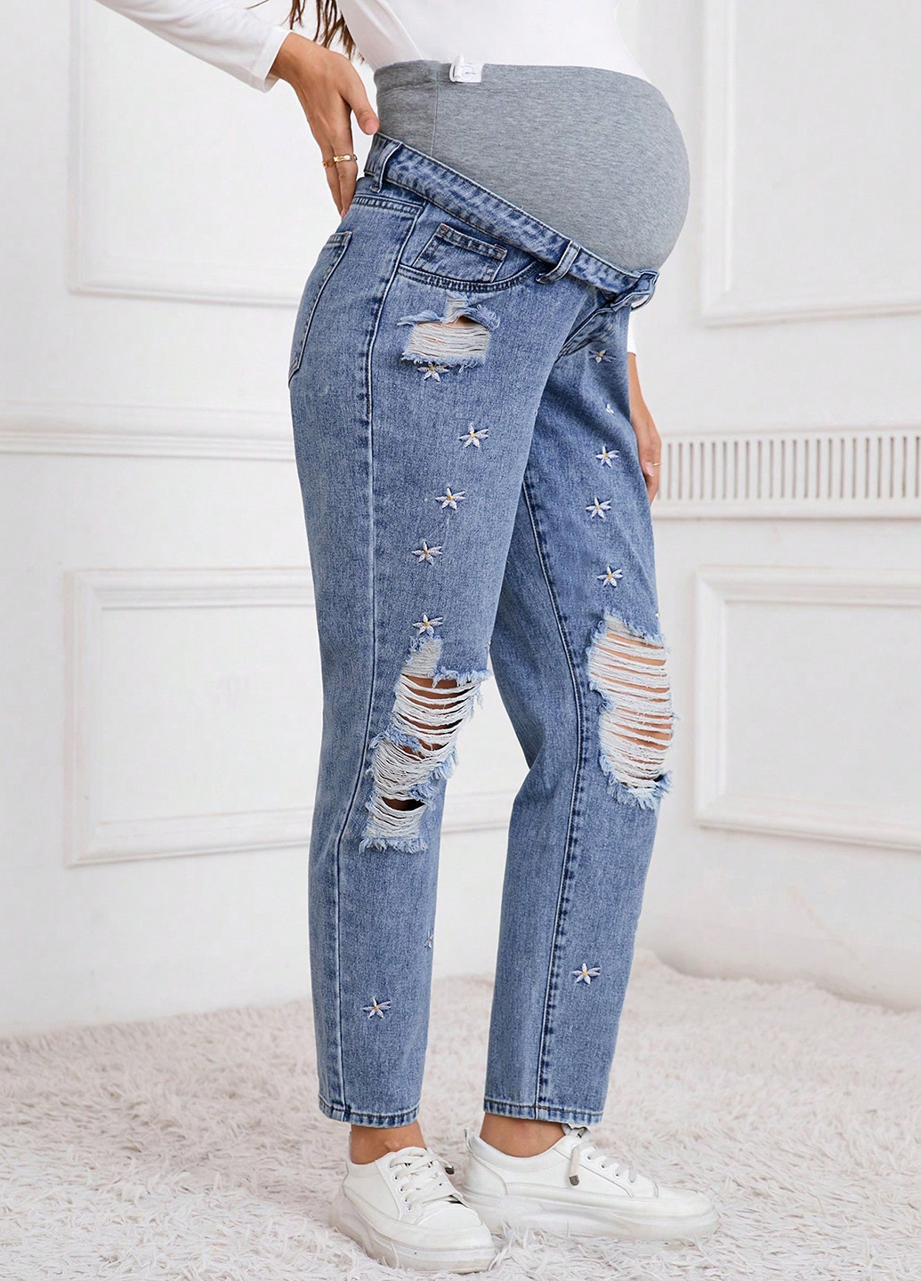 Джинси для вагітних SHEIN - (316506346)