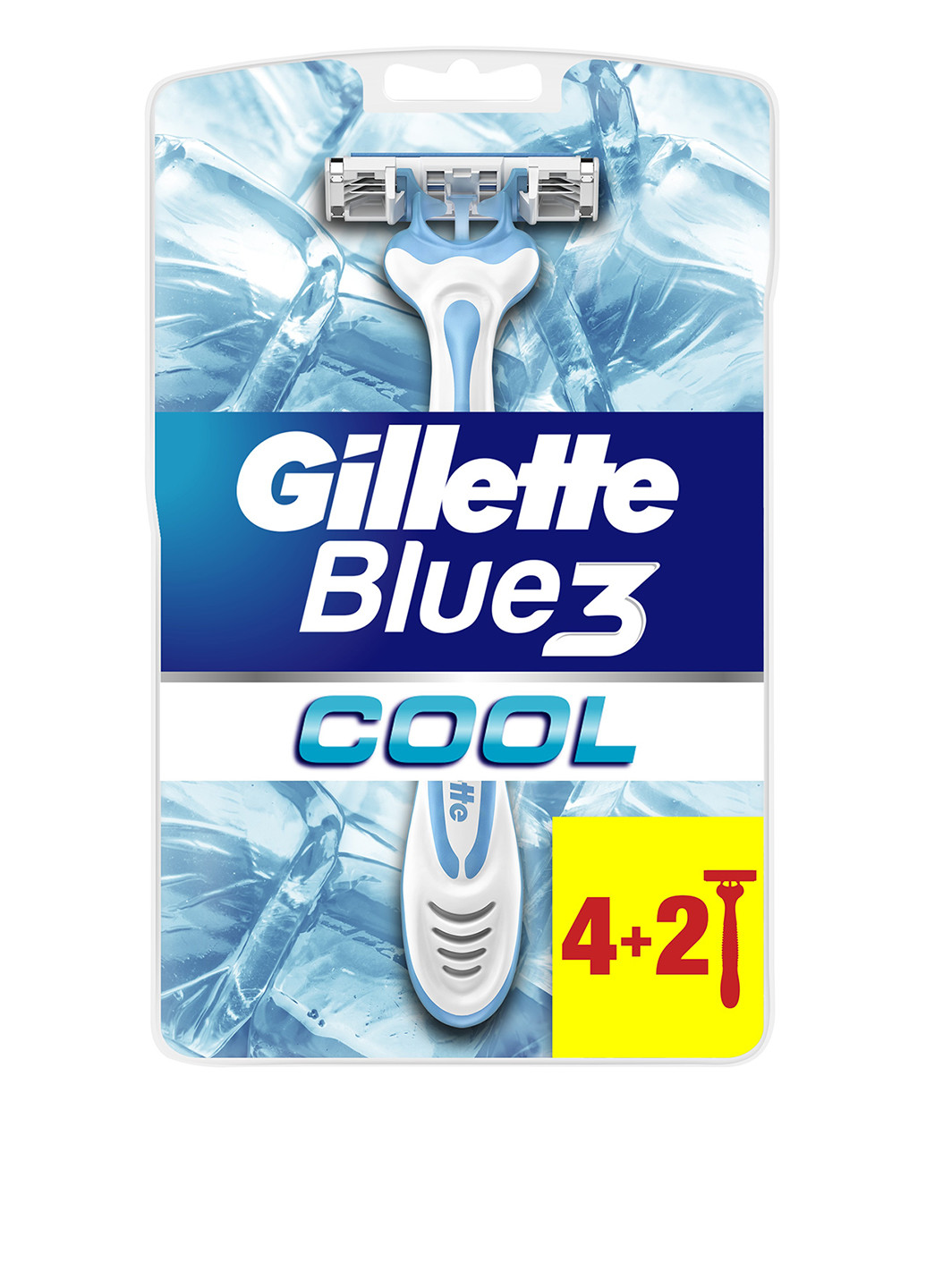 Бритва одноразовая Blue 3 Cool (6 шт.) Gillette (113078369)