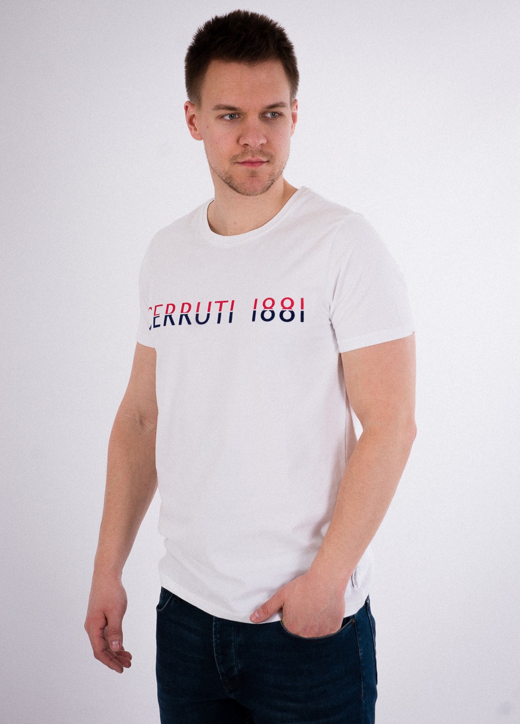 Белая футболка Cerruti 1881