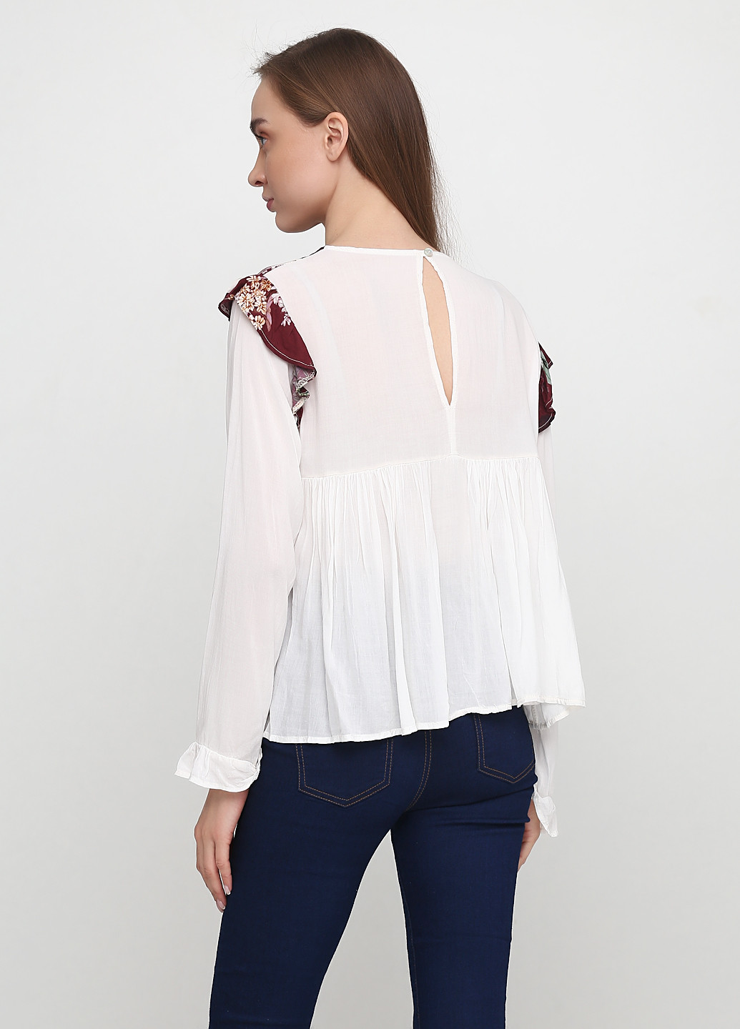 Молочна демісезонна блуза Made in Italy