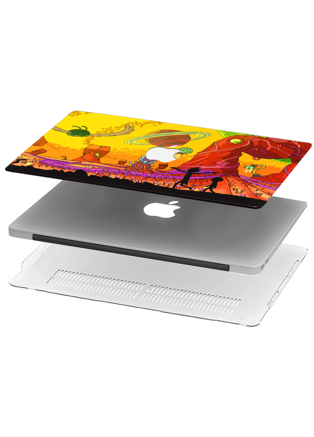 Чехол пластиковый для Apple MacBook Pro 13 A1278 Рик и Морти (Rick and Morty) (6347-1678) MobiPrint (218539586)