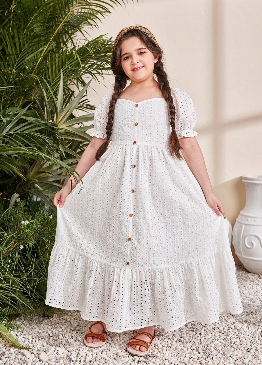 Біла сукня SHEIN (316158209)
