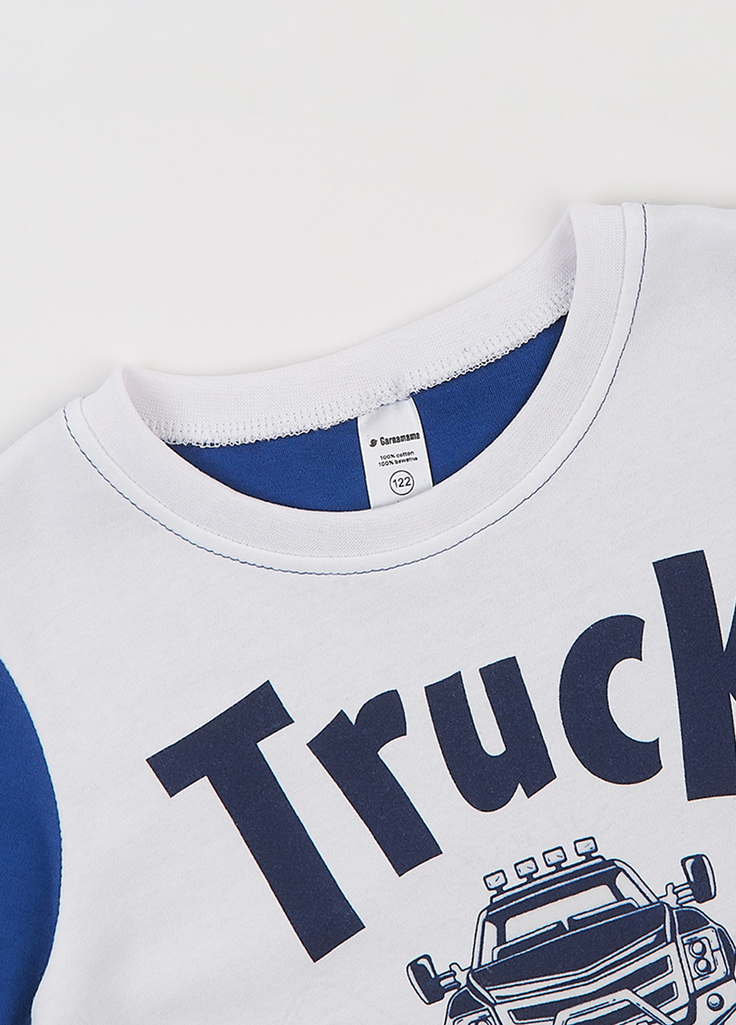 Разноцветный демисезонный кэжуал лонгслив Garnamama с рисунком