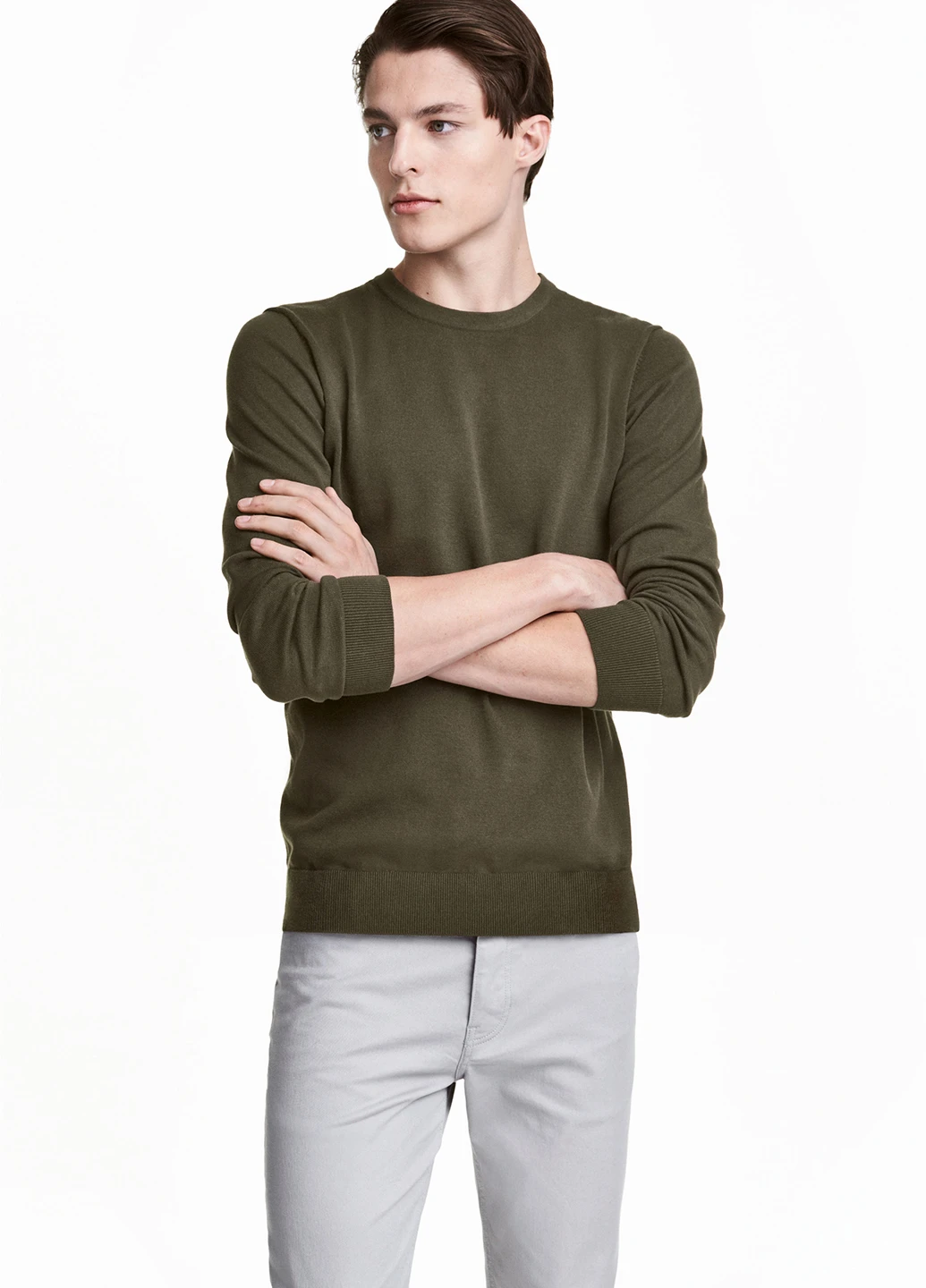 Темно-зеленый демисезонный джемпер джемпер H&M