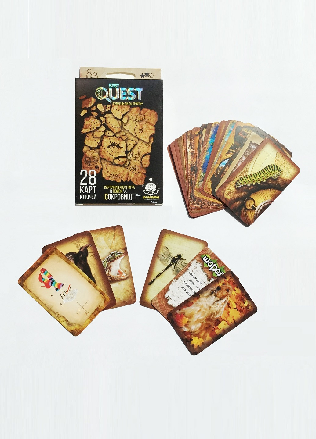 Настільна гра "Quest. В Пошуках скарбів" Danko Toys (143948534)