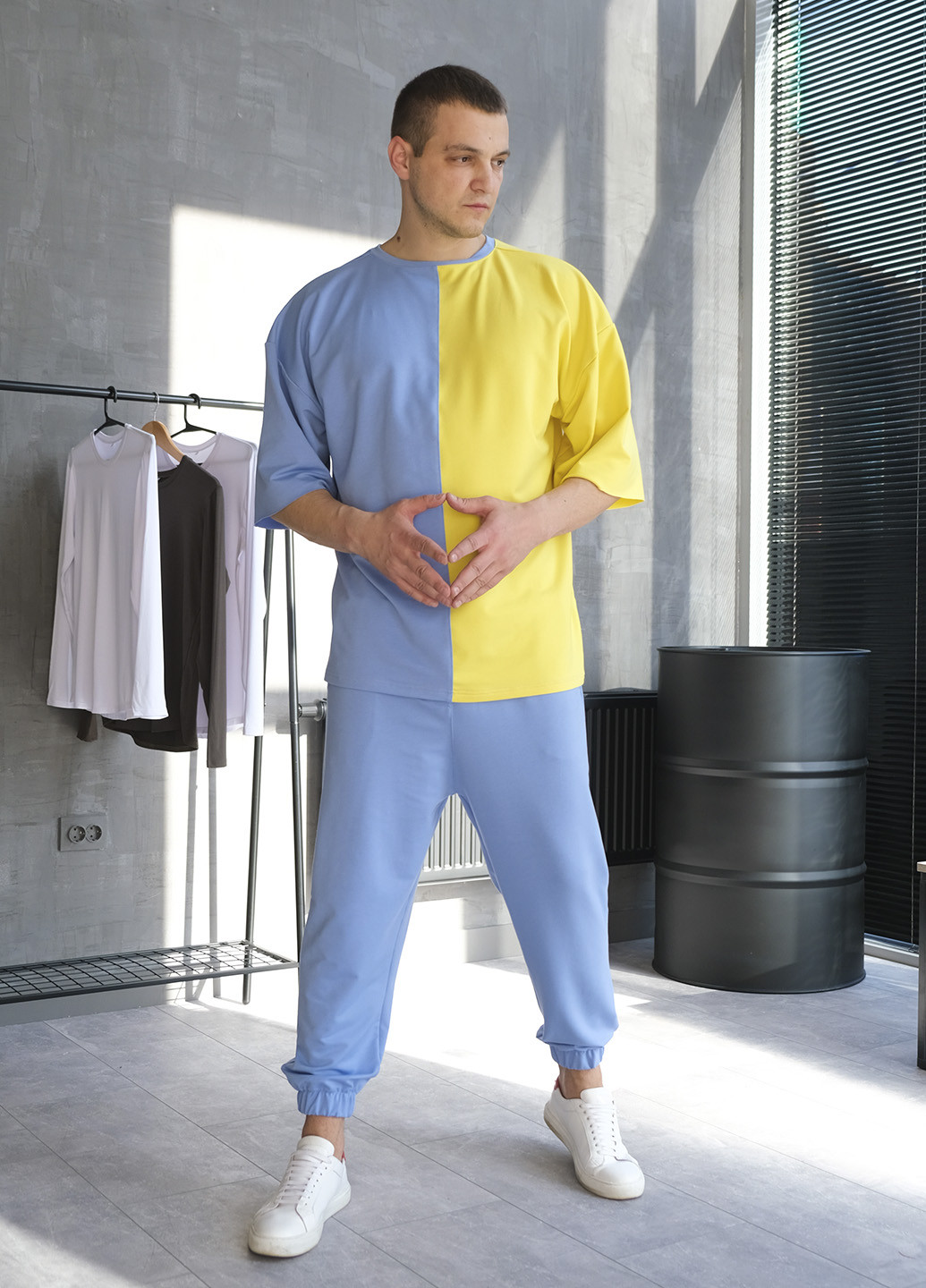 Голубой костюм oversize ShopnGo