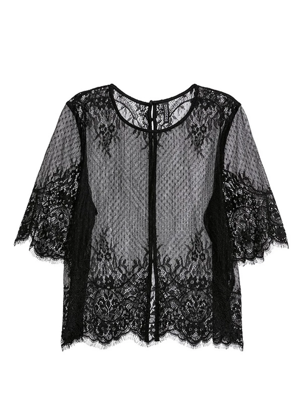 Чёрная блуза H&M