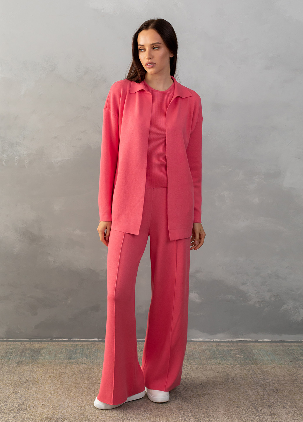 Коралловый демисезонный жакет Viviami