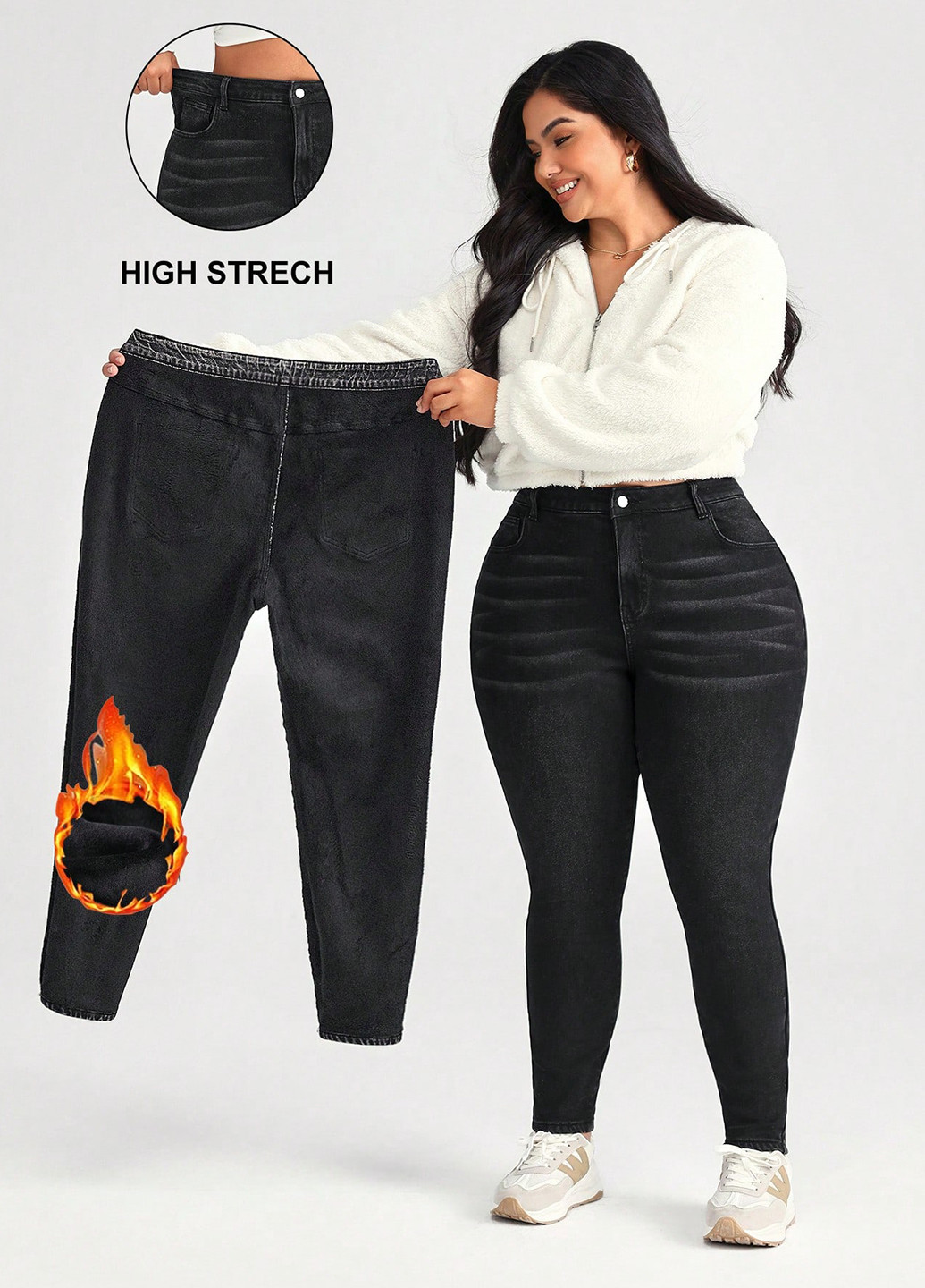 Джинси SHEIN - (365439792)