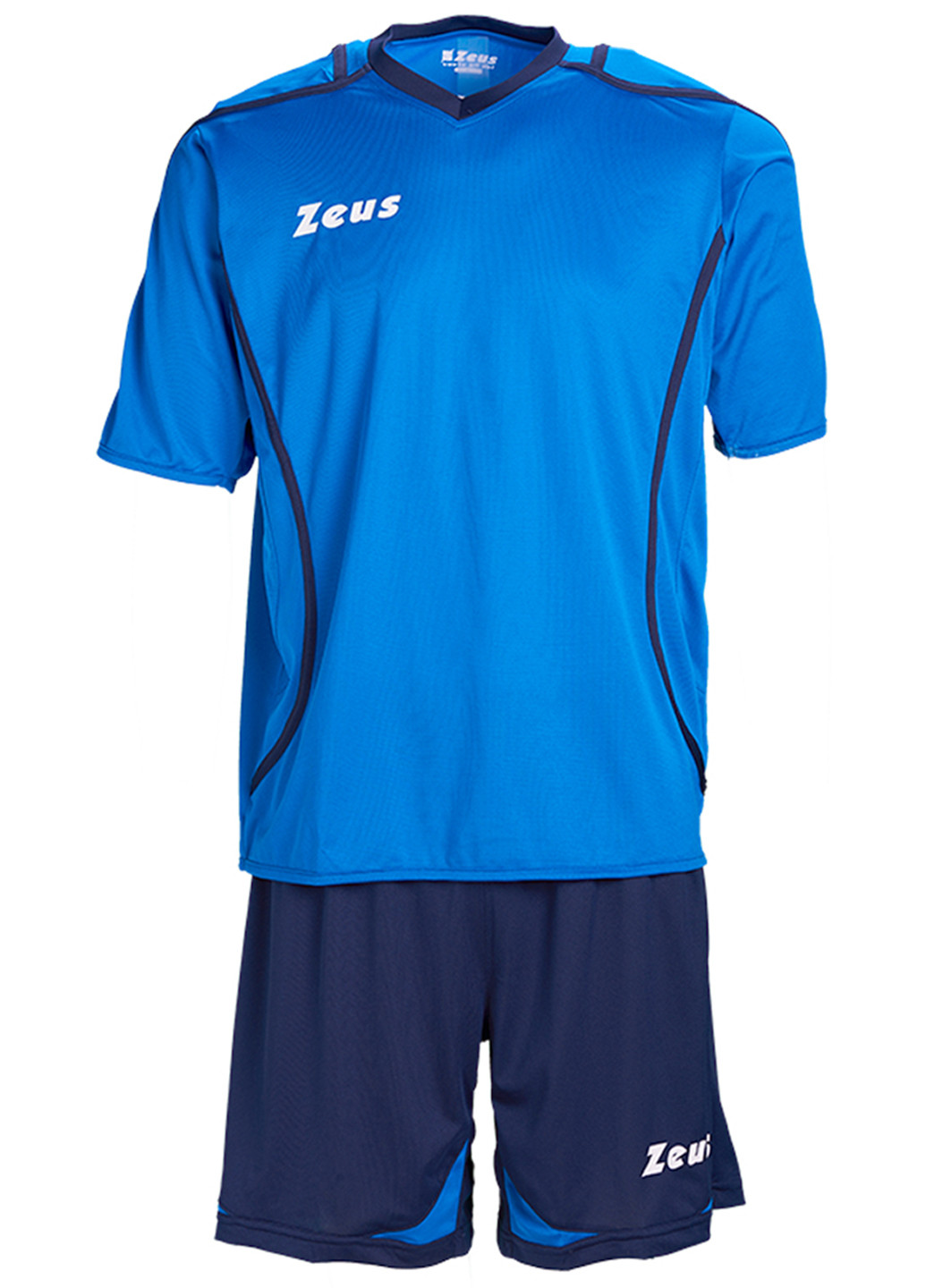Синий демисезонный комплект (футболка, шорты) Zeus