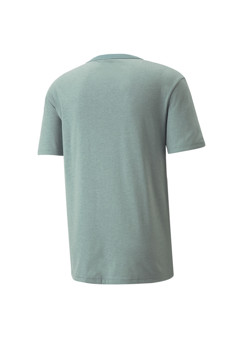 Синяя футболка classics heather men's tee Puma