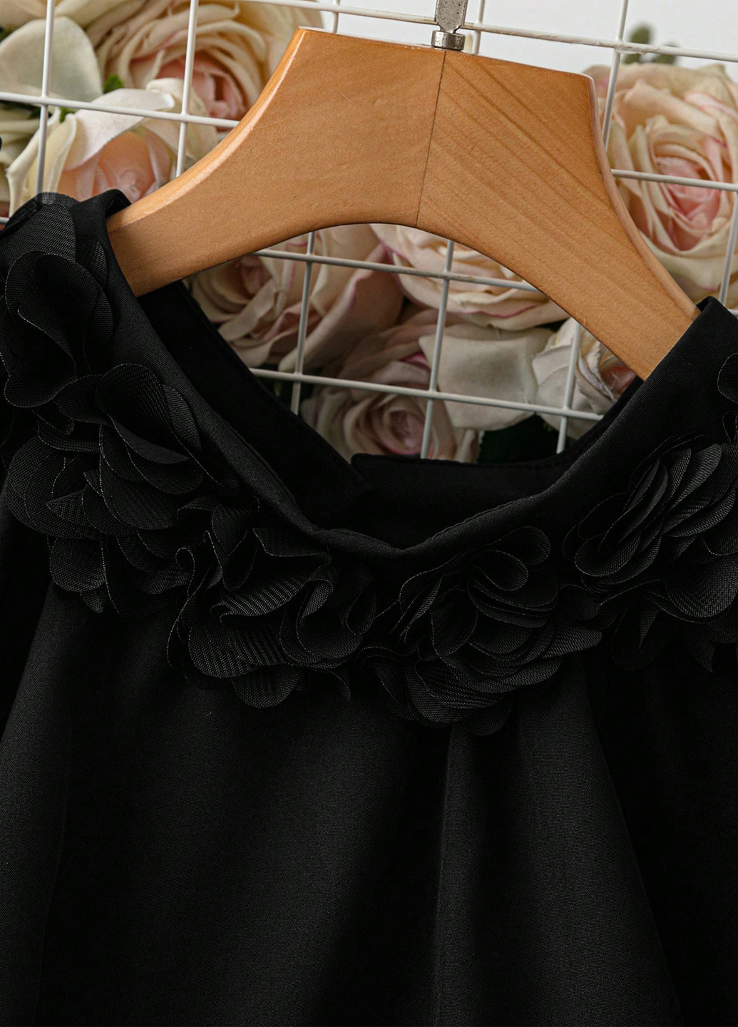 Чорна блуза SHEIN