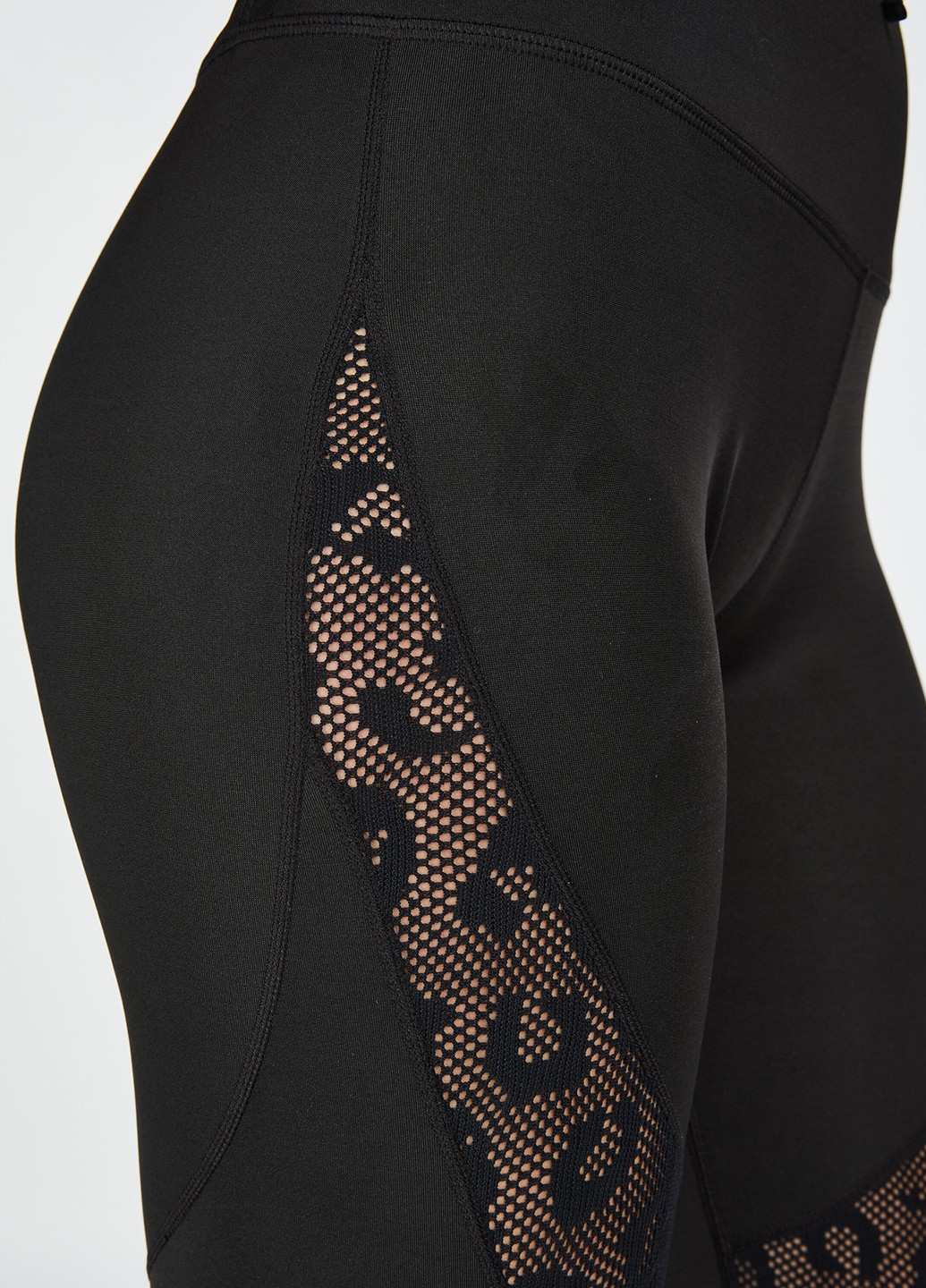 Черные демисезонные леггинсы Hunkemoller