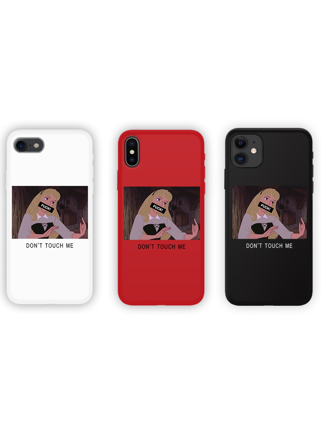 Чехол силиконовый Apple Iphone X Спящая красавица Дисней (Sleeping Beauty Disney) (6129-1431) MobiPrint (219776033)