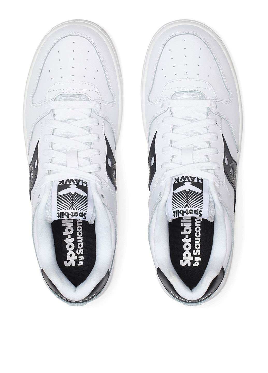 Черно-белые всесезонные кроссовки Saucony HAWK