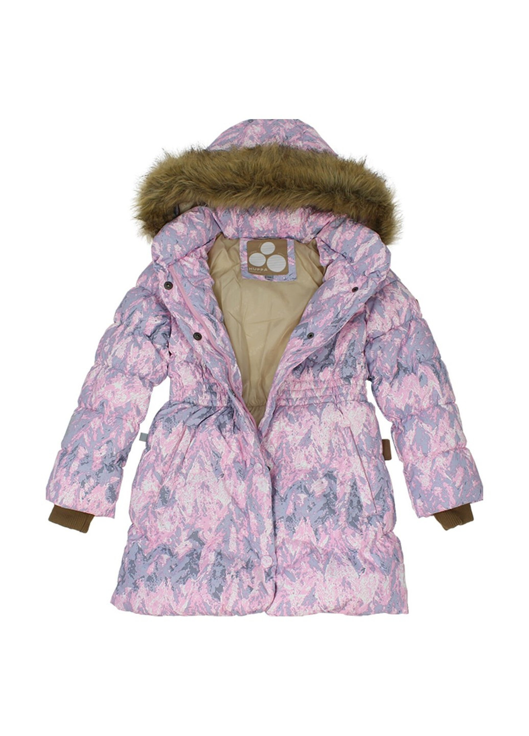 Рожеве зимнє Пальто-пуховик GRACE 1 Huppa