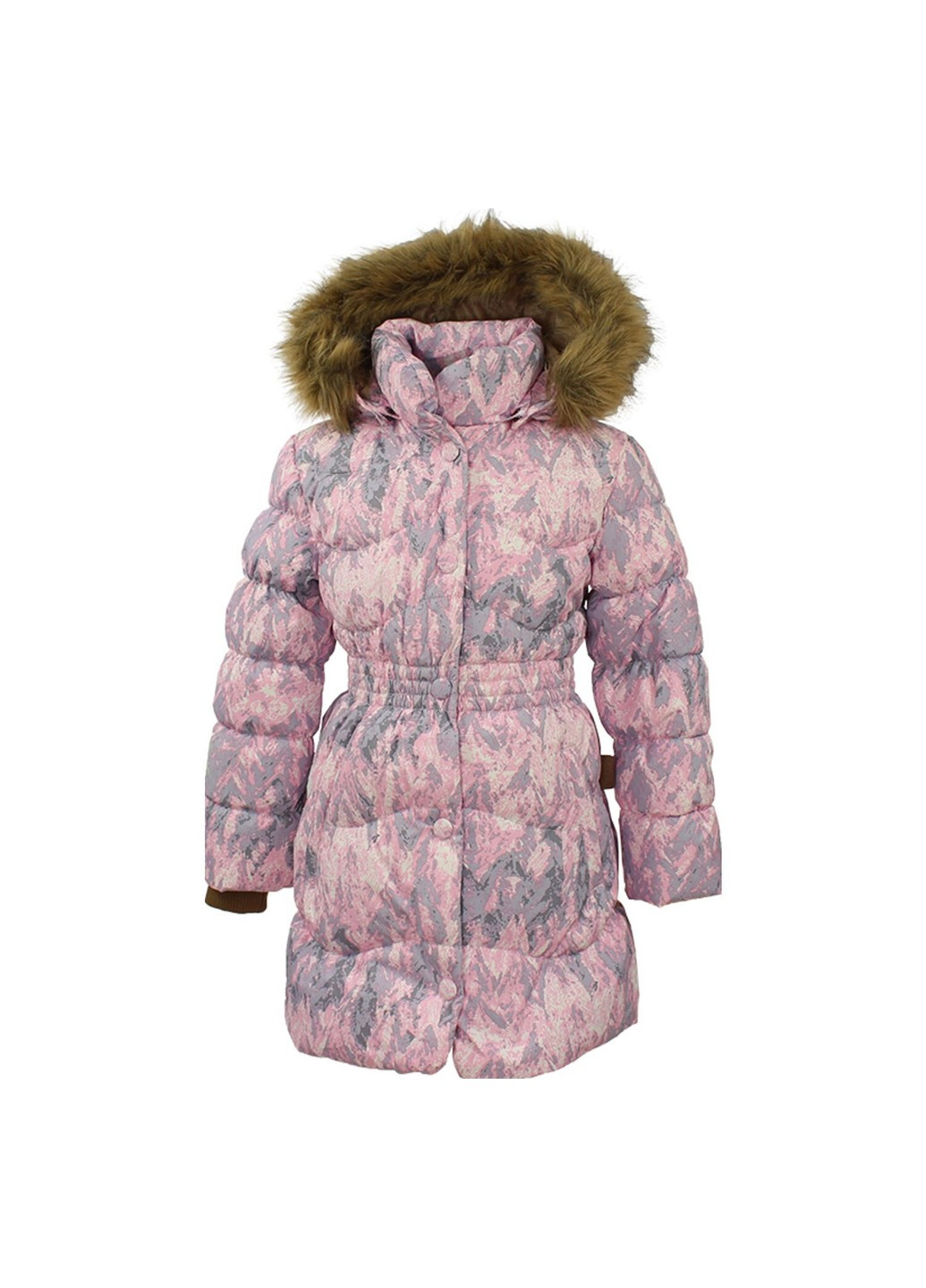 Рожеве зимнє Пальто-пуховик GRACE 1 Huppa