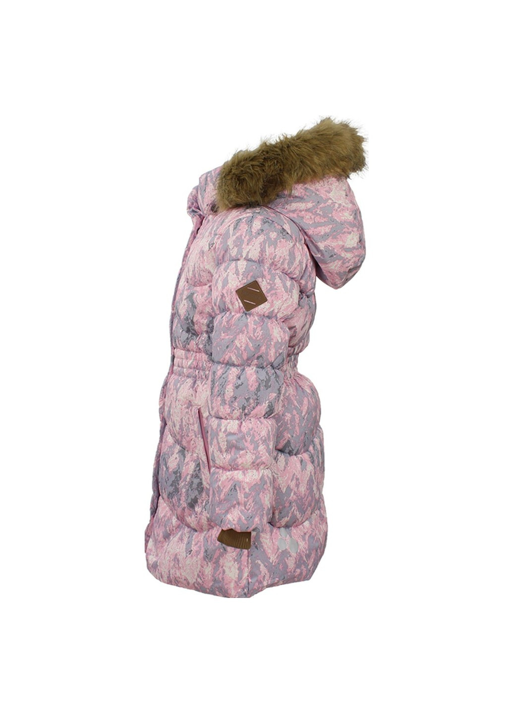 Рожеве зимнє Пальто-пуховик GRACE 1 Huppa