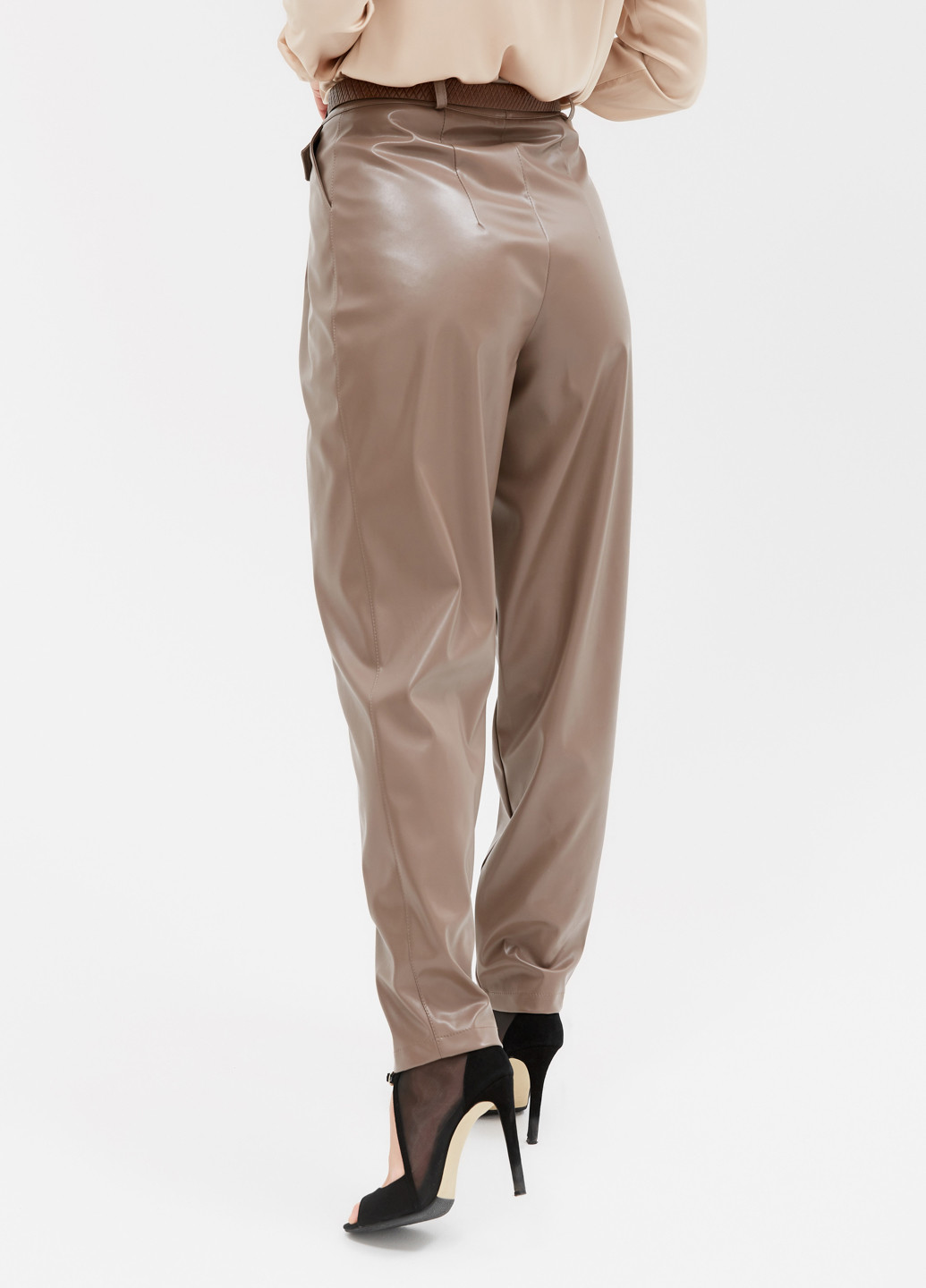 Светло-коричневые кэжуал демисезонные брюки ST-Seventeen