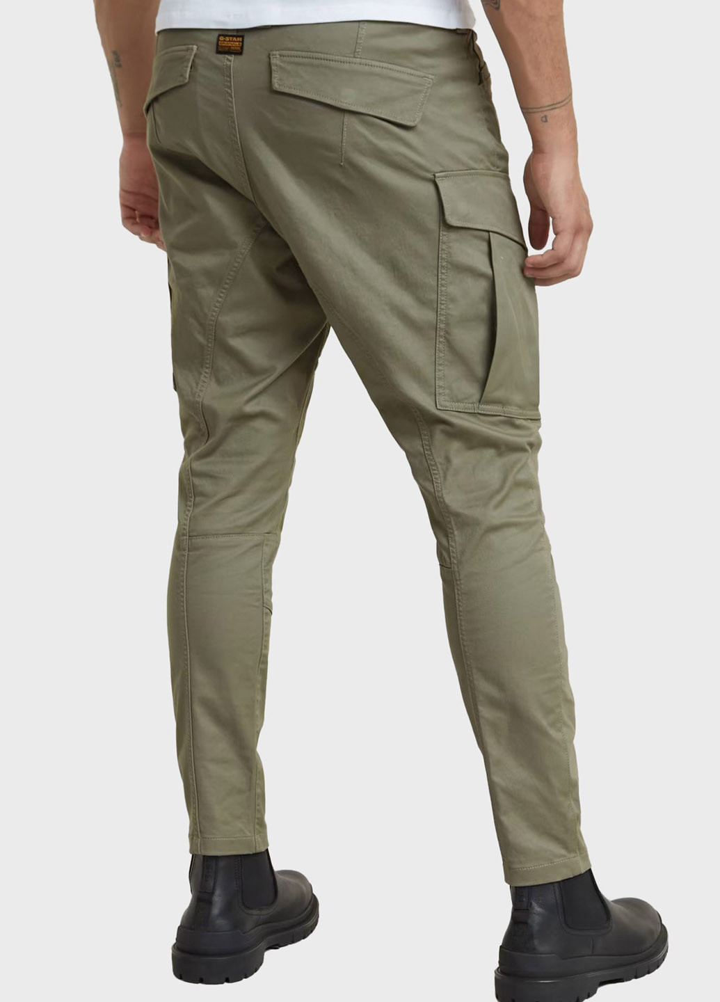 Зеленые кэжуал демисезонные карго брюки G-Star Raw