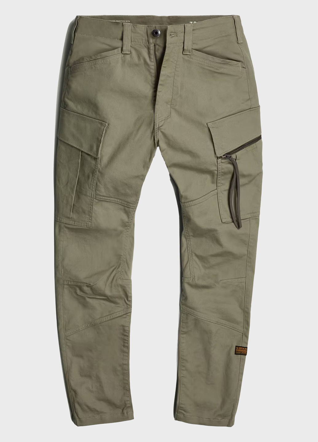 Зеленые кэжуал демисезонные карго брюки G-Star Raw