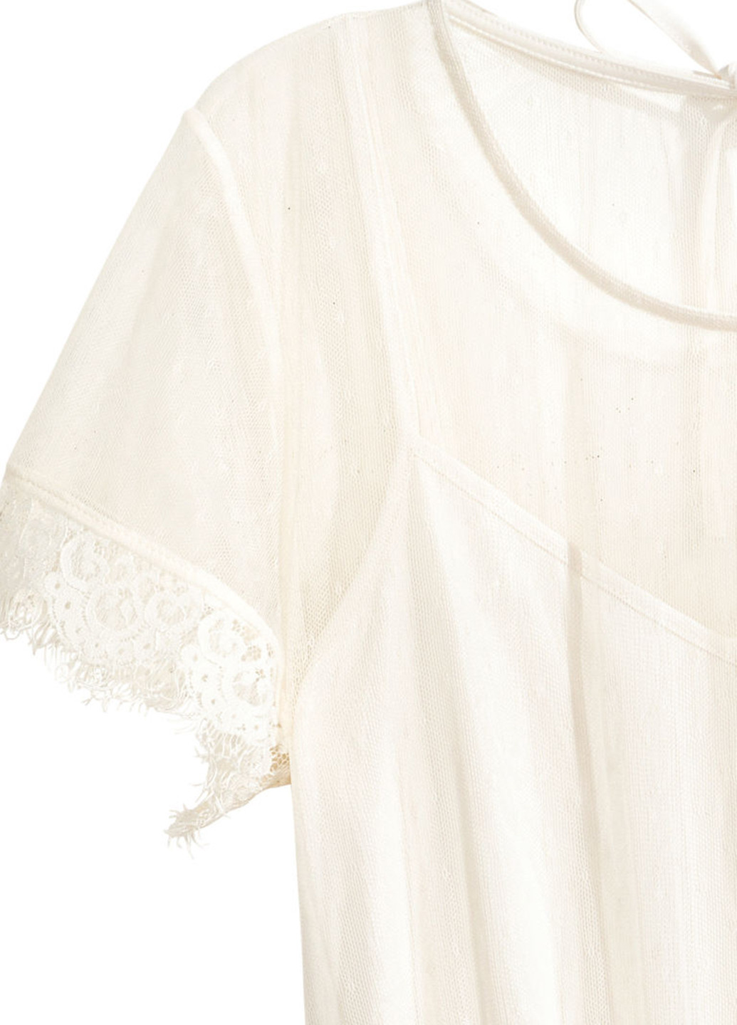 Молочна кежуал сукня H&M однотонна