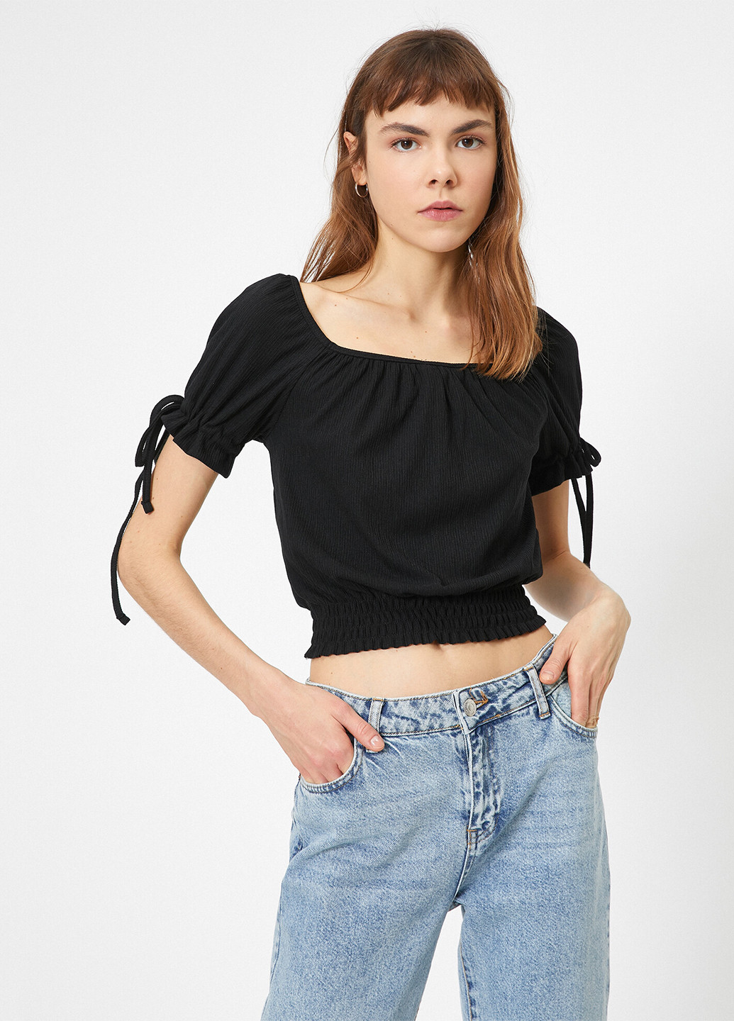 Чорна блуза KOTON