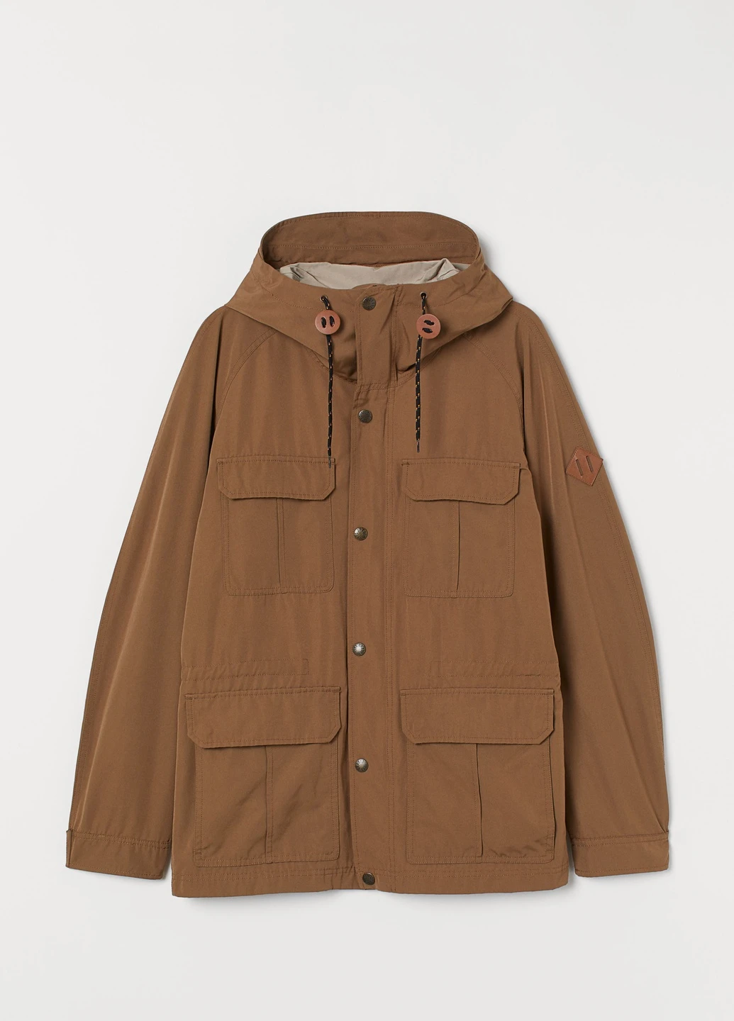 Коричневая демисезонная куртка H&M