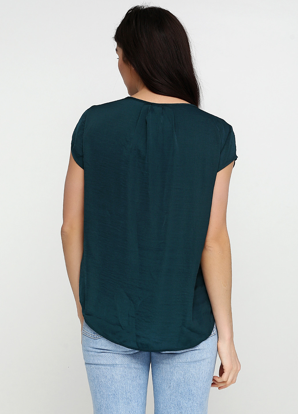 Темно-зелена блуза H&M