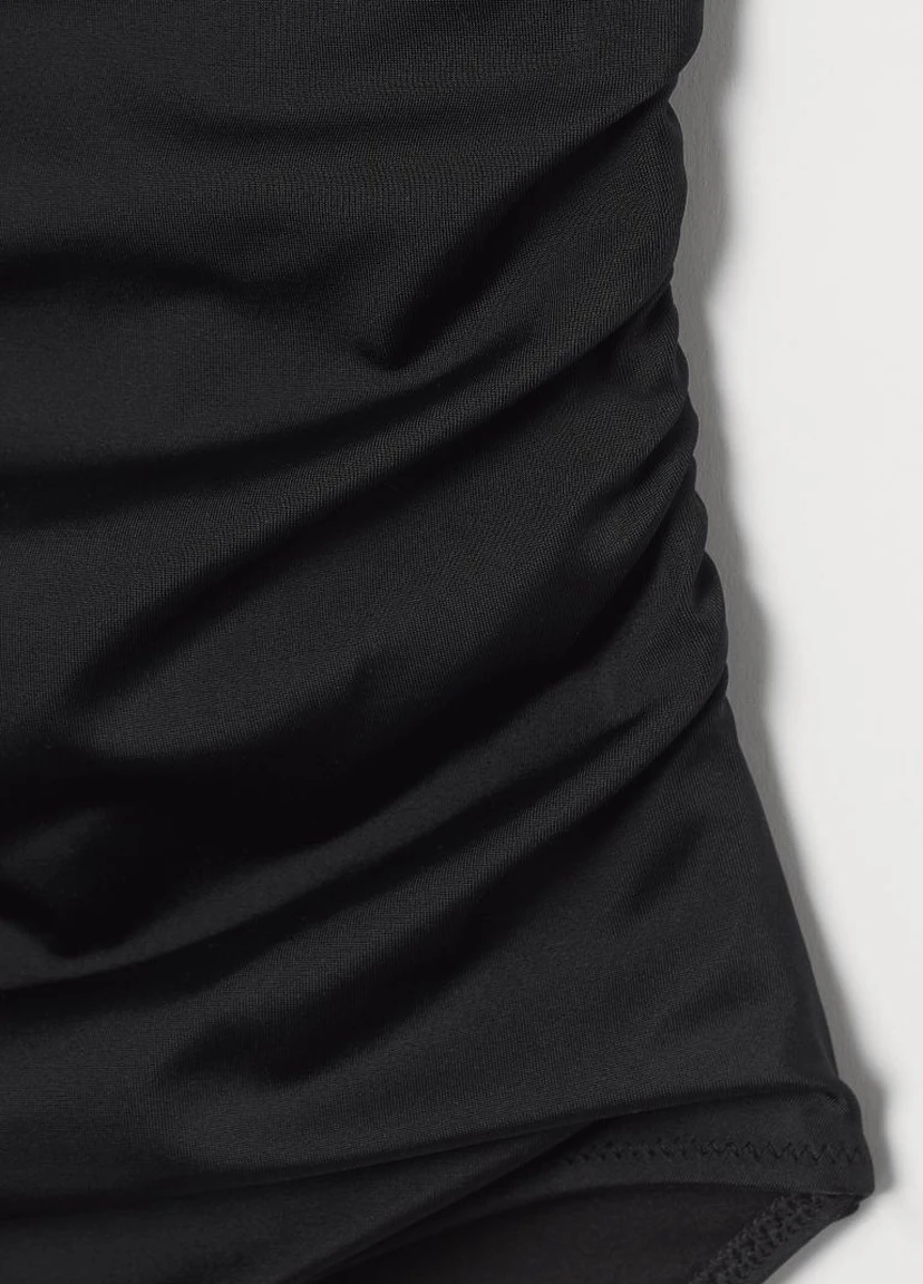 Черный летний моделирующий купальник H&M