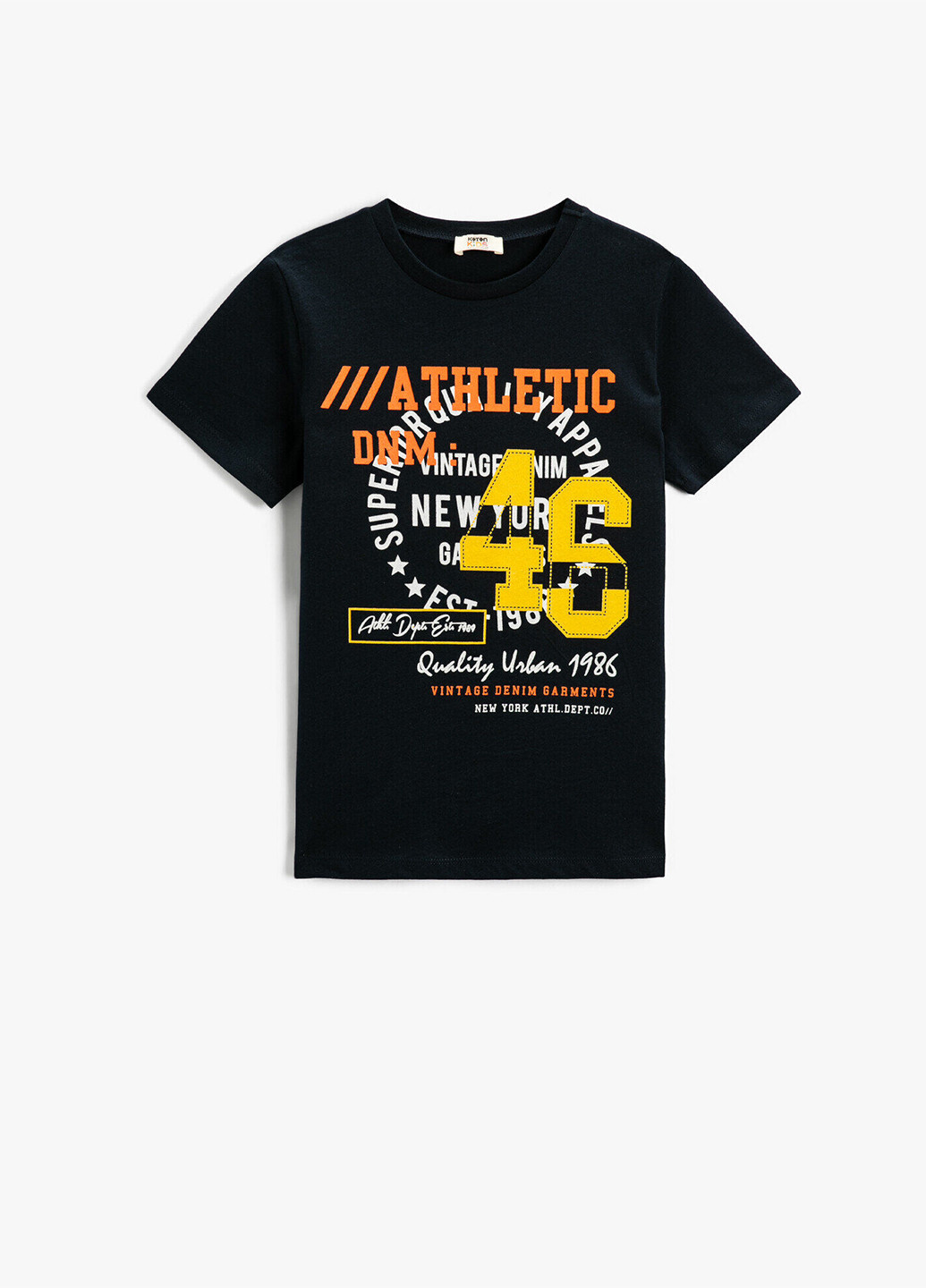 Чорна літня футболка KOTON