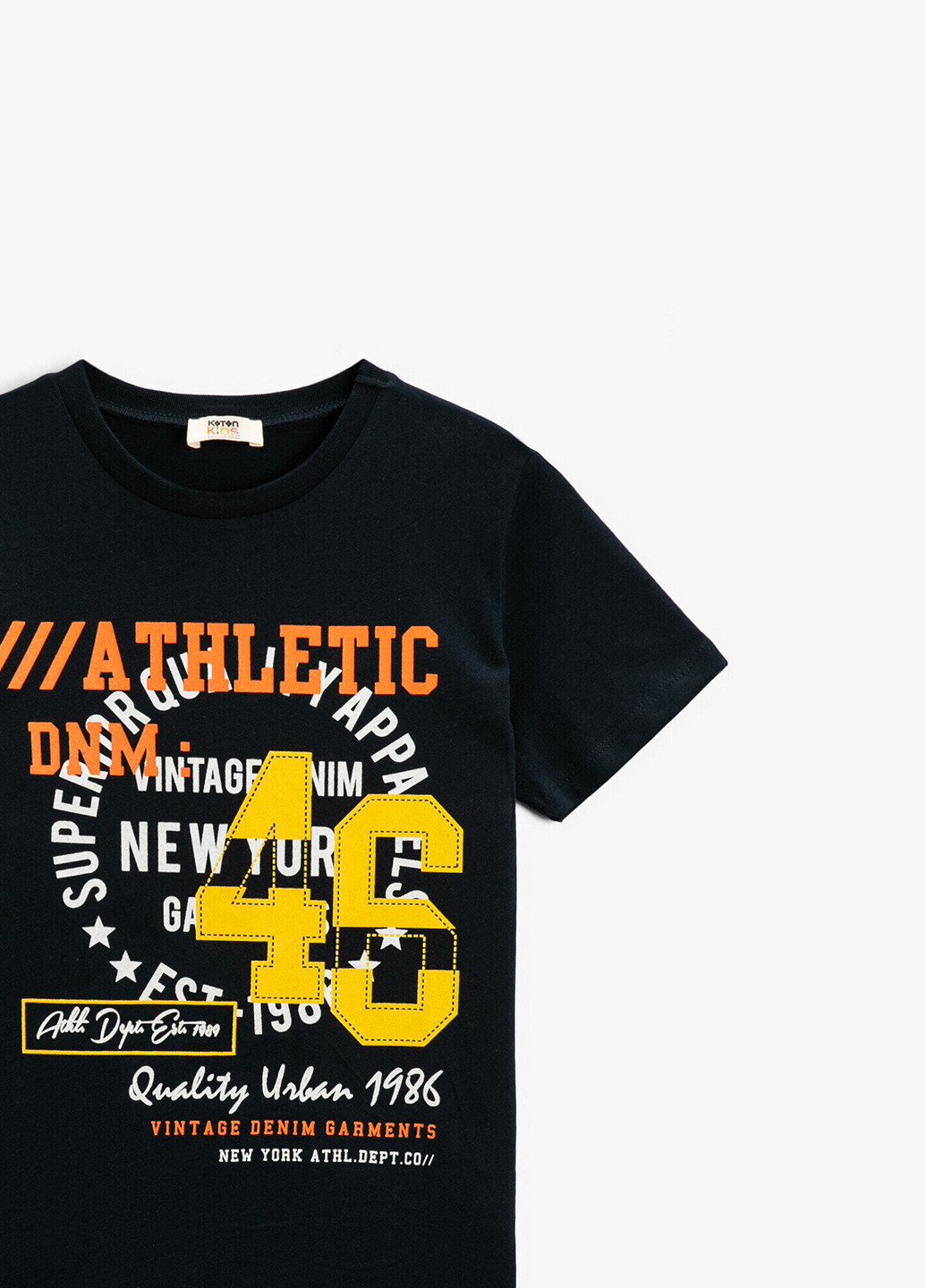 Чорна літня футболка KOTON