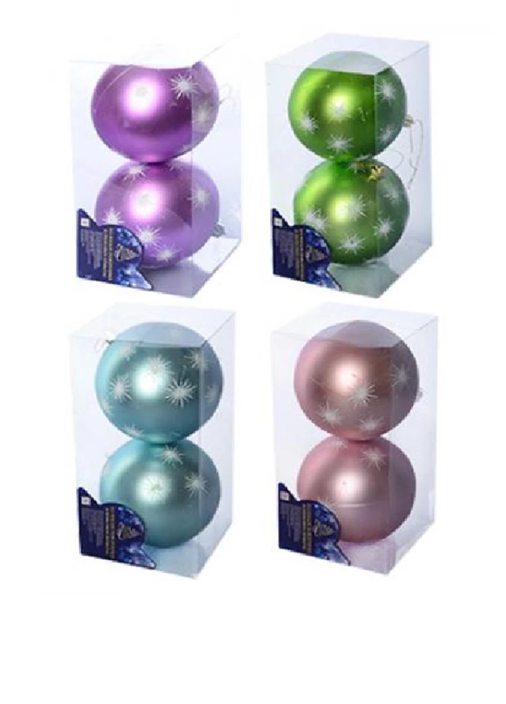 Новогодние украшения (2 шт.), 10 см NewYEAR (90917666)