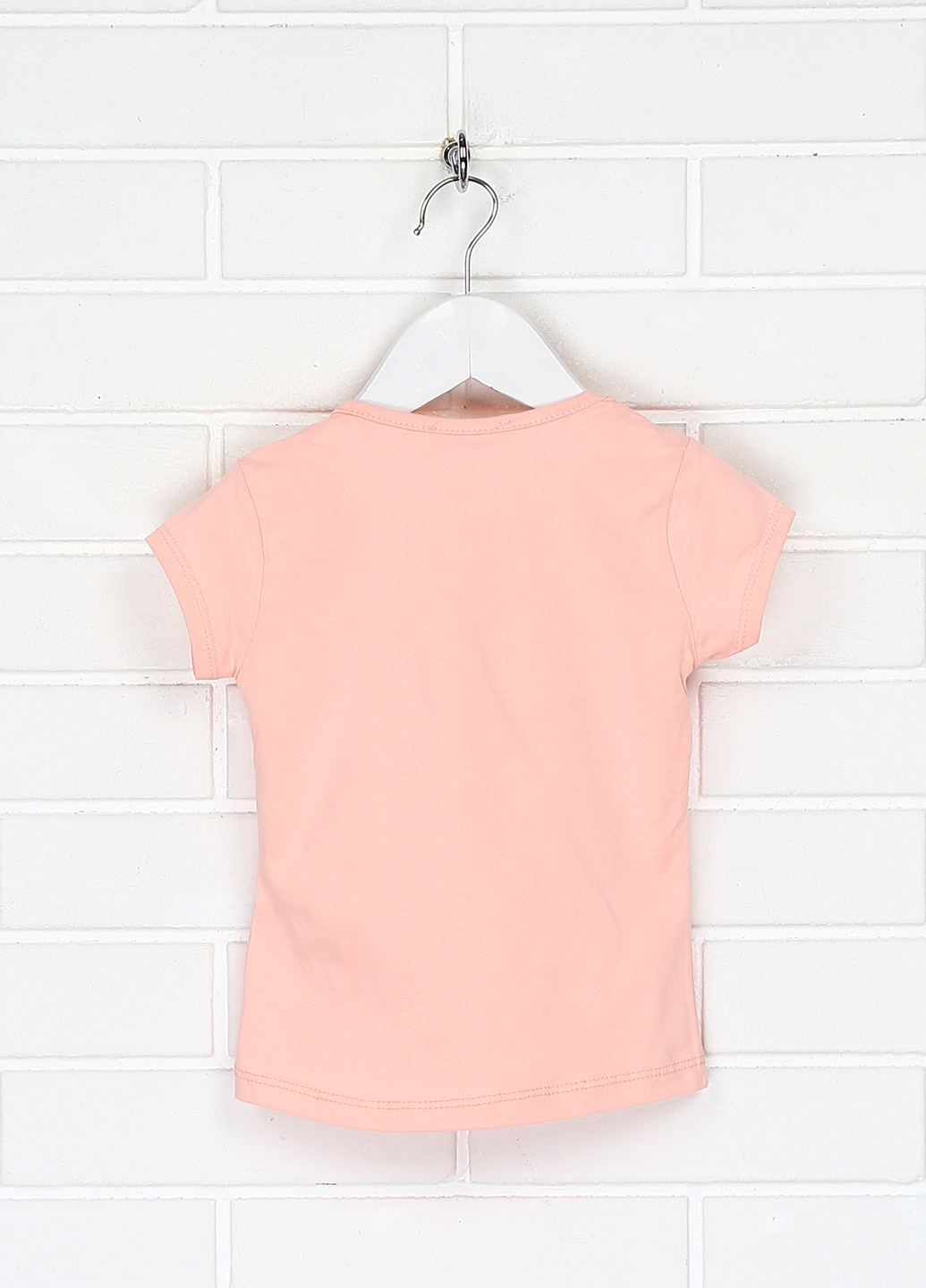 Светло-розовая летняя футболка Whoops