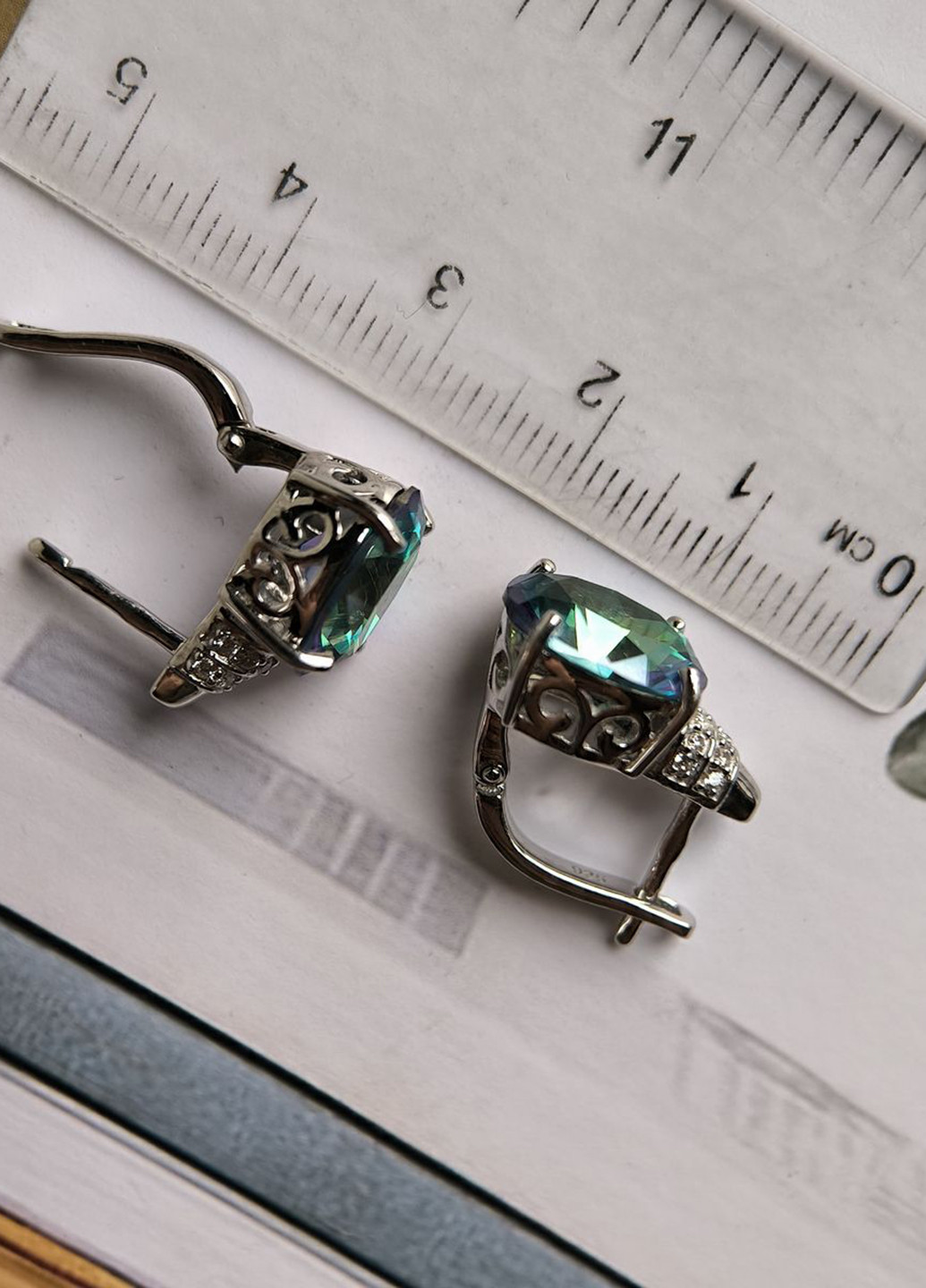 Сережки Silver Flame (354214528)