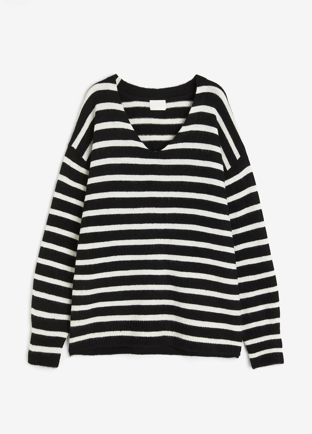 Чорно-білий зимовий пуловер пуловер H&M