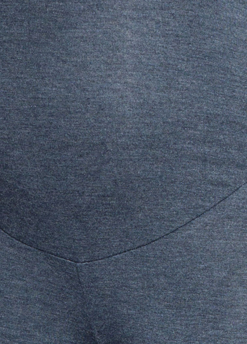 Штани для вагітних H&M прямі меланжі темно-сині кежуали віскоза